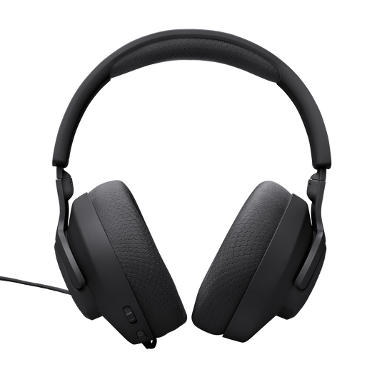 JBL Quantum 100M2 - Black - Wired over-ear gaming headset with detachable mic and mute option - Back image number null